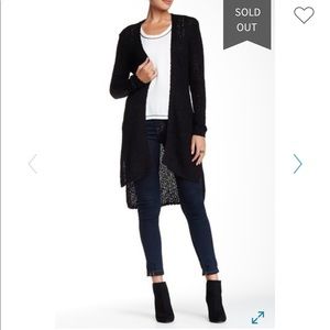 *2 for $25* Kersh long sleeve black knit cardigan